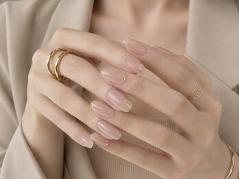 ネイルサロン レボルデの写真/自爪にやさしいフィルイン専門サロン。“ちょうどいい”を極めた、オフィス映えニュアンスネイルが得意