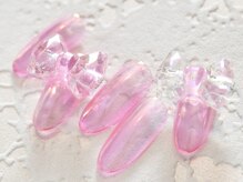 ネイルサロンラグジュアリー 梅田店(LUXURY)/リボンネイル