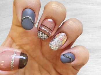 ネイルズ とんぷそん/ショートニュアンス♪