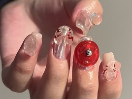 ぷっくり立体粘土アート