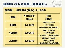 ソウノ 御茶ノ水(Souno)/回数券料金表