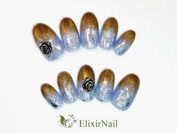 エリクサーネイル 新宿3丁目(Elixir Nail)/定額a シンプル/クーポン使用