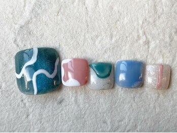 アイネイルズ 梅田店(I nails)/個性派カラフルネイル¥9200