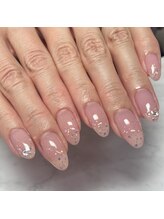 アイリッシュネイル 久屋大通店(Irish Nail)/マオラメ散らし