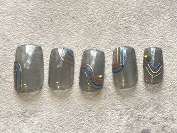 シープラスエー(C+A)/大人メタリックラインアート