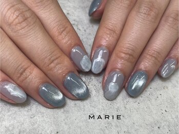 ザ マリー 三条店(THE MARIE)/4)7000円 もやもやネイル 0424d