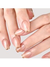 ホワイトネイル 京都河原町店(WHITE NAIL)/細フレンチネイル/韓国ネイル