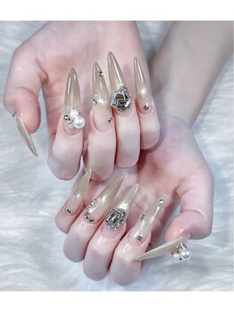 ハナ(Hana)の写真/カラーパーツ豊富つけ放題!持ち込みOKで理想のデザインを叶える、あなただけのネイル☆