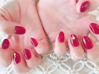 スワニーネイル(Swany nail)/ブルベレッドネイル