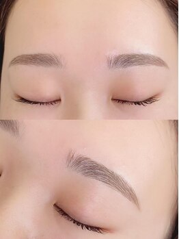 アイビューティー 三荻野店(AI beauty)の写真/眉メイク初心者は1度プロにまかせると書き方まで教えてくれて、普段のメイクも楽にそして時短に！