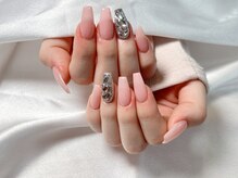 ティーアンドビー ネイルスタジオ(T&B NAIL STUDIO)/トレンドワンホンちゅるんネイル