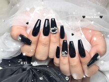 ベルグローアルファネイル(BELLE GROW ALPHA NAIL)/BLACKワンカラーネイル