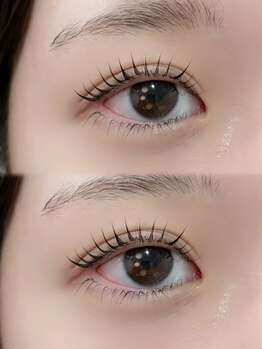 PEARL eye 心斎橋堀江 マツエク/まつ毛パーマ/LED/眉毛/アイブロウの写真/高い技術力・提案力で叶える束感まつげパーマ♪上下まつげパーマ&眉毛セットも大人気◎理想の垢抜け目元へ!
