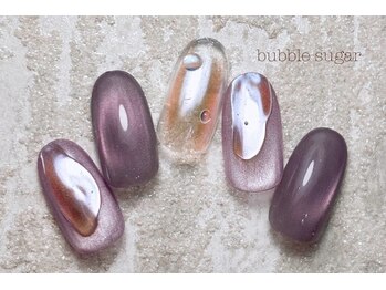バブル シュガー バイ ネイルクローネ(bublle sugar by.nail crone)/【期間限定】マグネット×アート
