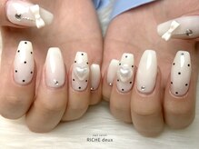 リッシュ ドゥ(RICHE deux)/ホワイトガーリーネイル