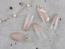 サンミーゴネイル 神戸店(Sunmego Nail)/大人フラワーグラデーション