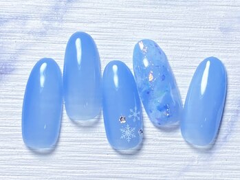 ネイルサロン インプレス(Impress)/雪の結晶ネイル