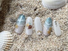 ネイルアンドアイラッシュスタジオ シュシュ(chouchou)/夏ネイル・海・ヒトデ・シェル
