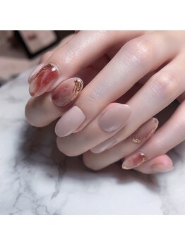 ロータス(LOTUS)/カフェオレネイル♪