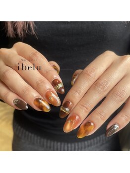 イベル 梅田店(ibelu)/べっこうネイル