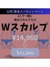 12月Wスカルプ【有水60分】ペアでのご案内*2名様での金額