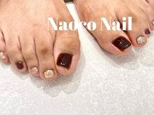 ナオコネイル(Naoco Nail)の雰囲気（【フットネイル】冬のキラキラ＊うるつやネイル＊カルジェル）