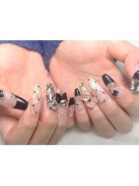 キルティング/冬ネイル/成人式