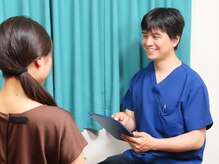 東垣鍼院の雰囲気（生活習慣・体質・症状の経過を丁寧にヒアリングいたします。）