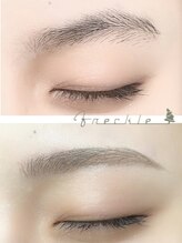 フレックル(freckle)/平行眉でトレンドを取り入れて