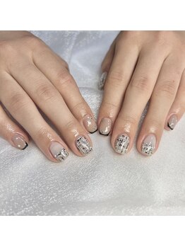 エムネイル ブランチ(Mネイル branch)/satomi担当:ツイードネイル