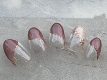 シエルネイルスタジオ 新宮店(Ciel nail studio)/斜めフレンチ