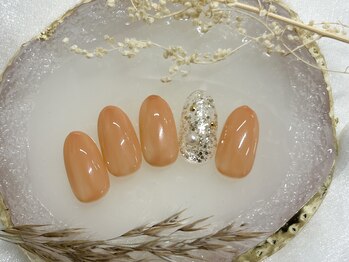 キャンアイドレッシー 町田/オレンジ ラメ