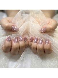 ドットフラワーアートネイル