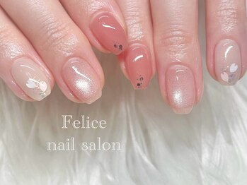 桜ホロ/シンプル/ピンク/上品