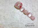 【ピンクベージュ×バラ】