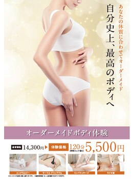 イーズ 武蔵小杉店の写真/凸凹脂肪分解&燃焼!リンパの流れ・血行を促進しデトックス◎『ボディ大改造★全身痩身体験コース¥5500』