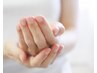 自爪育成深爪コース■クリアジュル仕上げ＋甘皮ケア【オフ無料】￥4950