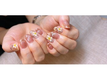 ネイルサロン タノ(Tano)/マグネット夏の花