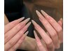 チップ長さ出し＋透け感ワンカラー☆ うる透け感×持ち◎指先が映えるネイル