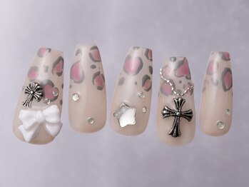 ジェミーネイル シンジュク(Jemiy nail shinjuku)/レオパードクロム¥10480