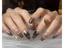 バラ 熊本店(VALLA)/ブラウングラデ×レオパード☆