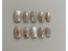 ハンドワークネイル(handworknail)/上品なブライダルネイル