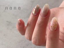 ナナ 白金高輪(nana)/押し花×シェルネイル