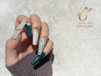 アン クレール(Un CRAIL)/ミラーツイードネイル★