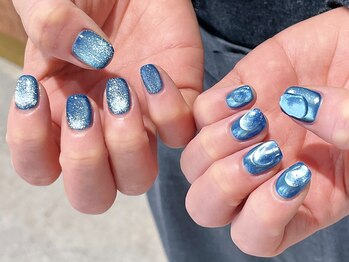 ルークネイル(LUKE)/ぷっくり◯マグネットネイル