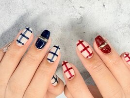 チェックネイル
