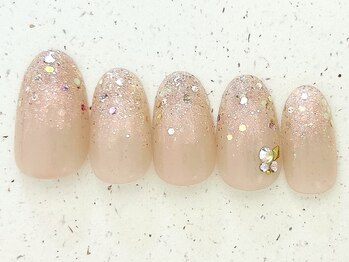 ネイルサロンアビー 北千住店(abbie)の写真/《お爪に優しいパラジェルベース導入サロン♪》上品アート×肌なじみの良いカラーで似合わせネイル