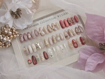 リシェル(Richelle)の写真/【誰よりも可愛いクリスマスネイル】パラジェル認定店だからこその高品質。最高に可愛いネイルで特別な日を