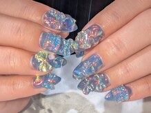 ネイルサロン うみのいえ/うるうるミラーネイル