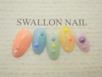 スワロンネイル(SWALLON NAIL)/1.2月定額ネイル